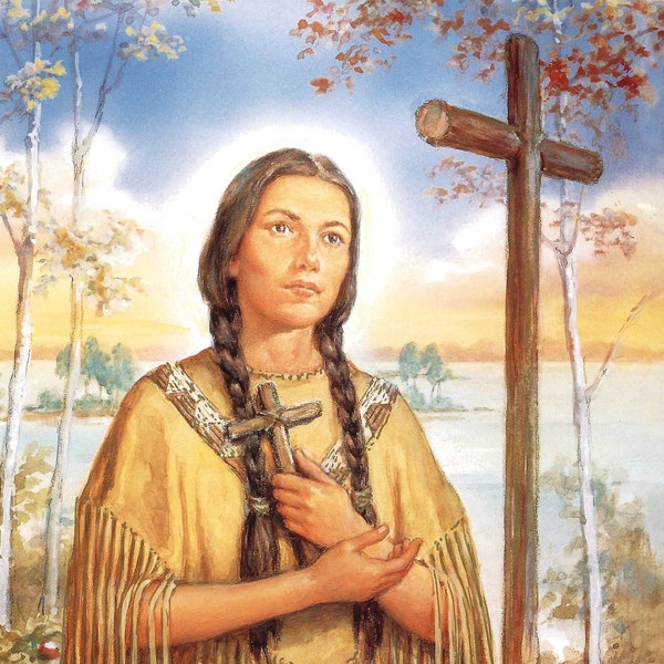 St Kateri Tekakwitha - Etsy