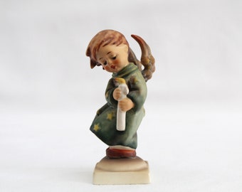 SOLD AS IS 6" Hummel Goebel Green 'Heavenly Angel' Figurine | (Hum 21/0 1/2) Tmk-5 | W. Germany