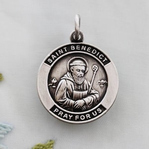 Catholic Protection Exorcism Medal St. BENEDICT OF NURSIA Patron of a Happy Death