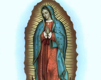 Our Lady of Guadalupe 8x10 Catholic Picture Print Art - Printed in Italy