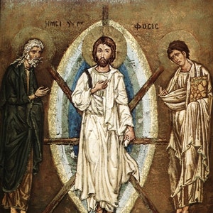 The TRANSFIGURATION of OUR LORD 8x10 Religious Art Icon Print Picture from Italy