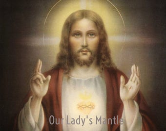 SACRED HEART of JESUS 8x10 Catholic Picture Print