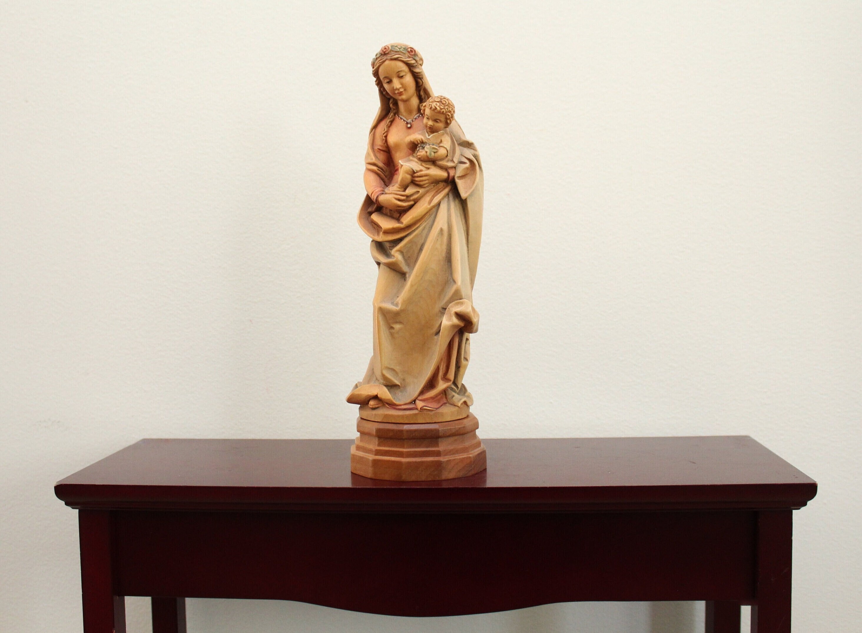 Anri Wood Madonna - Etsy