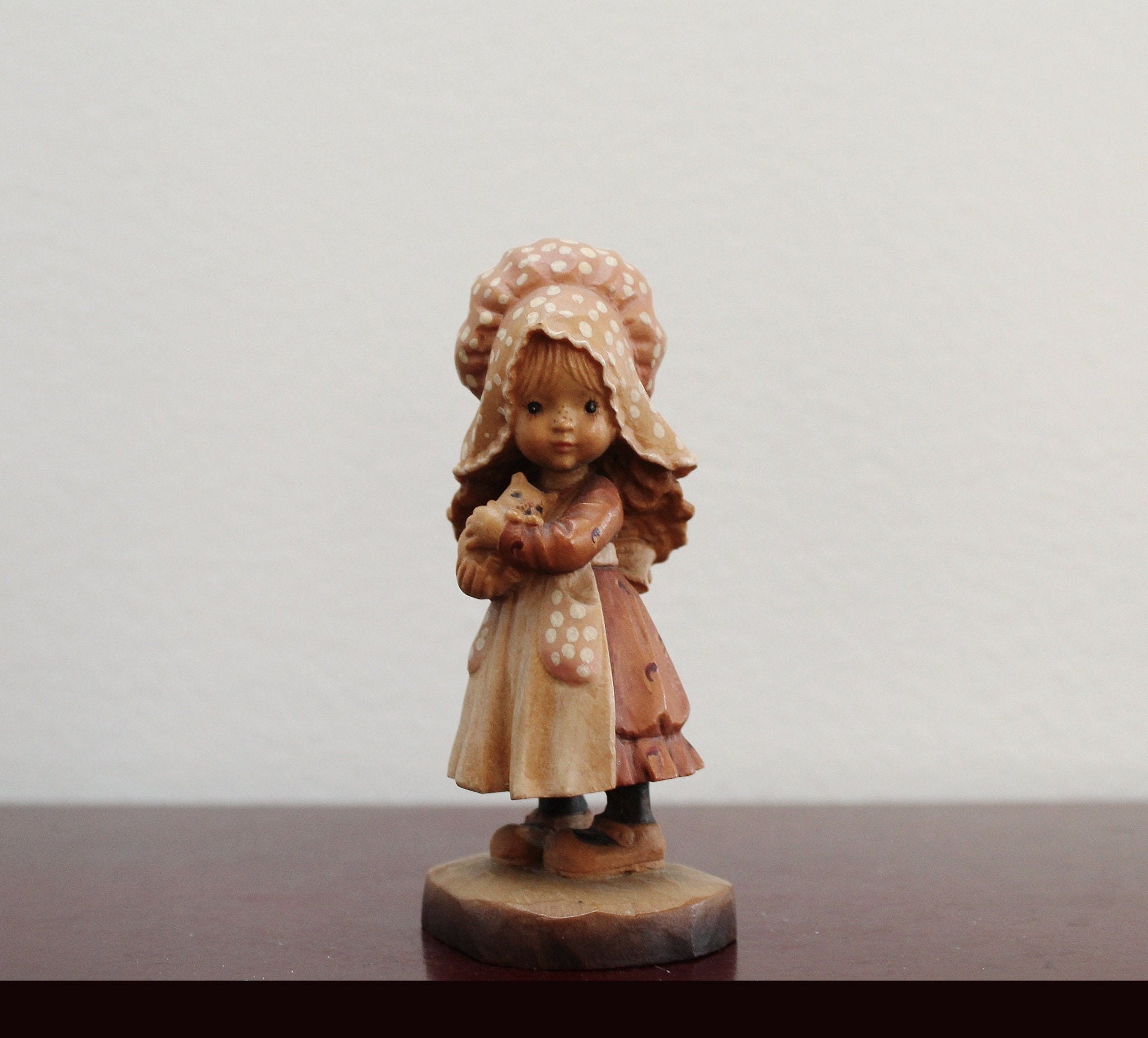 木製　置物　ANRI 4/400 Sarah Kay Excellent 4