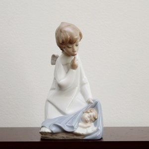 リアドロ　Angel with baby Near Mint 6-3/4
