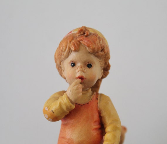 ANRIアンリ　サラ・ケイFinding our Way木彫り人形約10.5cm ANRIアンリ サラ・ケイFinding our Way木彫り人形約10.5cm