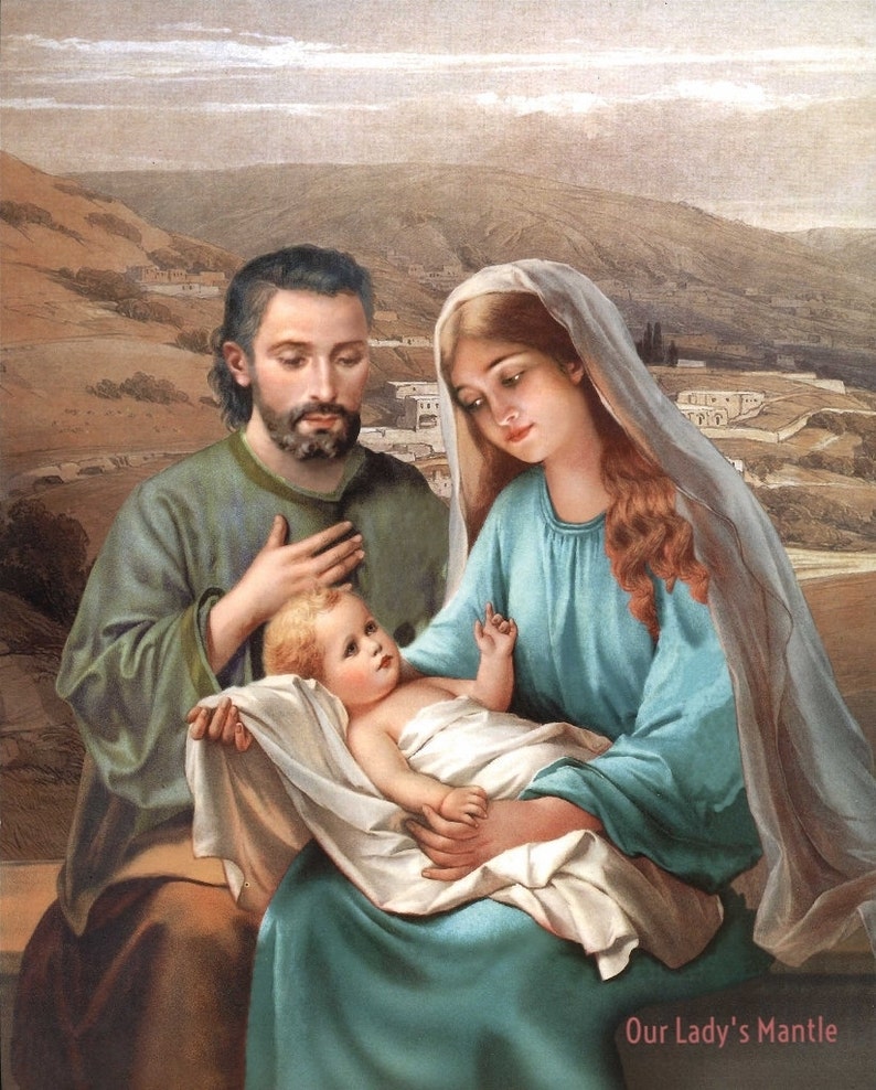 Albums 97+ Images pictures of jesus mary and joseph Superb