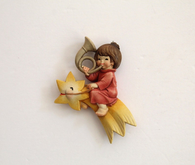 ANRI Juan Ferrandiz Hand Carved Woodies Christmas Tree Ornament Made in