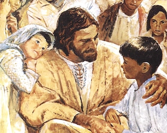 God is Love by Frances Hook ~ 8&quot; wide x 10&quot; tall Picture Art Print for Framing