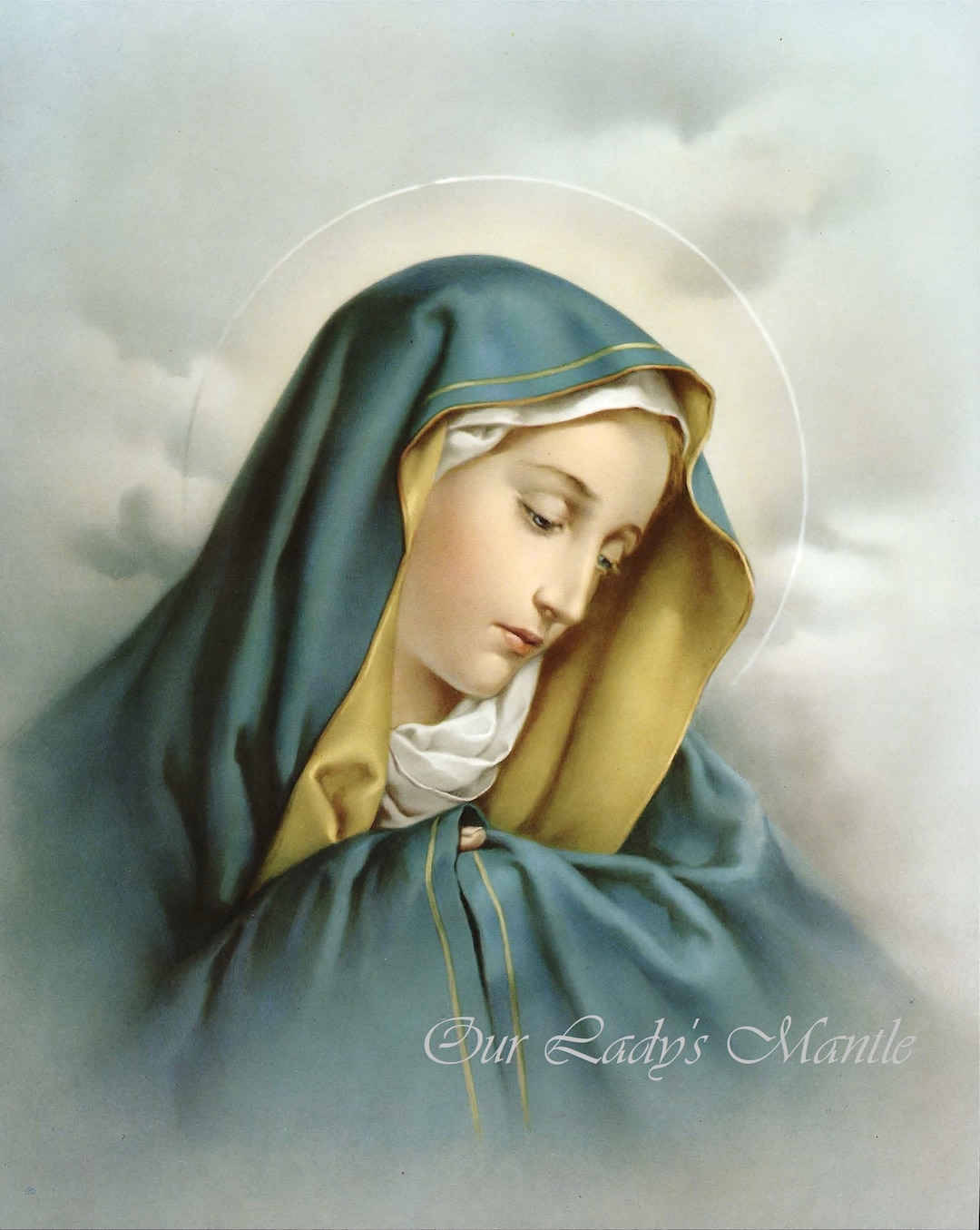 Our Lady of Sorrows Sancta Mater Dolorosa 8x10 Catholic Print Picture