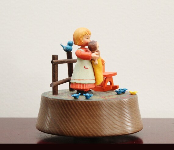 商人とその妻　２体セット　アンリ　ANRI　12ｃｍ　ヴィンテージ　箱付き アンリ人形 ANRI 壁掛け 1982年 【クリスマスプレート】 【公式通販】