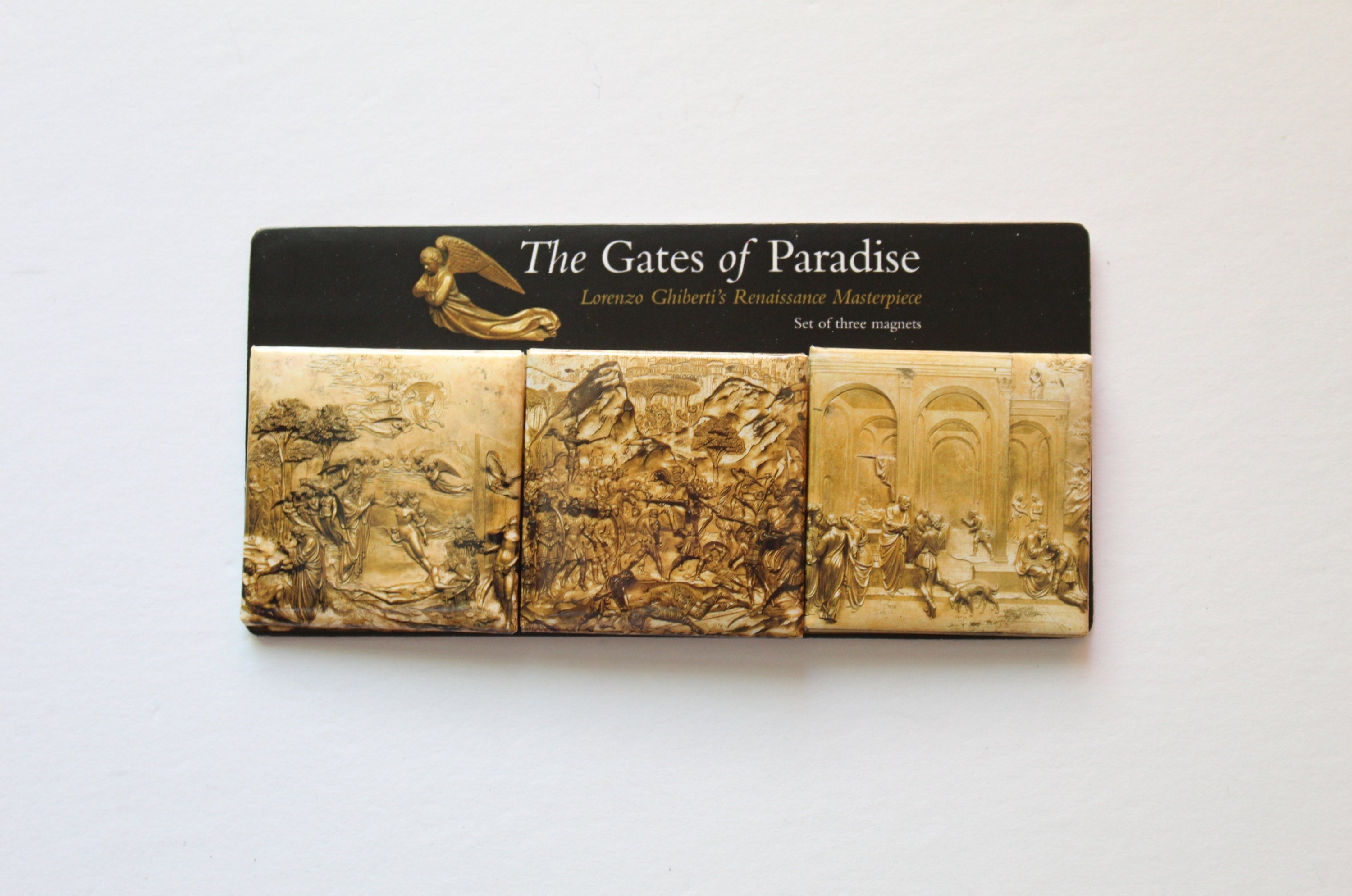 世界の名画 12枚セット THE MASTERPIECE COLLECTION Set of 3 Magnets Renaissance Masterpiece 'The Gates of Paradise