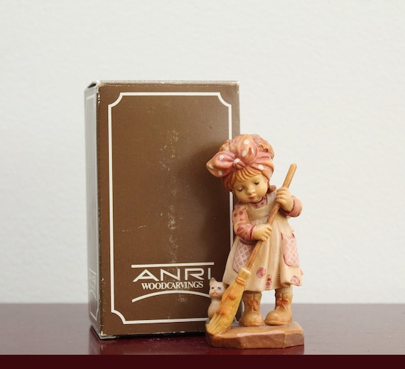 木製　置物　ANRI 4/400 Sarah Kay 木製 置物 ANRI 4⁄400 Sarah Kay Anri Wood Carvings Sarah Kay | eBay