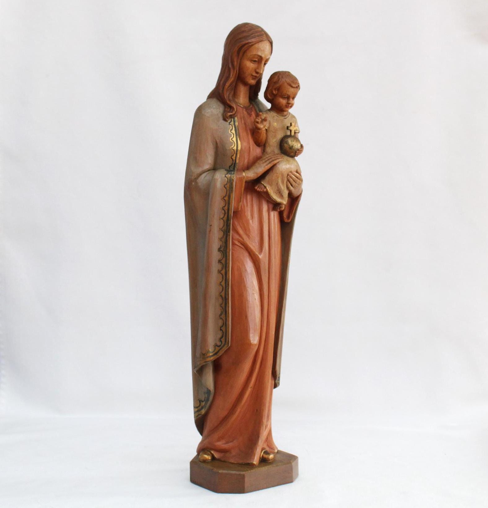 ドイツ製　木彫りアンティーク　聖母マリア像/Madonna and Child il_fullxfull.6670902624_94rh.jpg