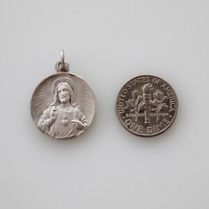 7/8" French Virgin Mary Notre Dame De Buglose Medal - Etsy