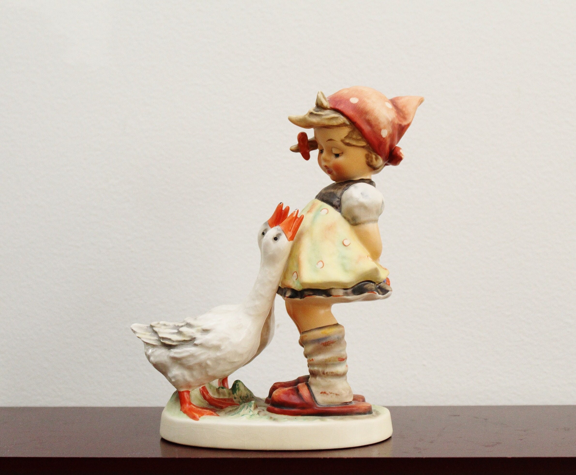 Large 7-3/4 Hummel Goebel 'goose Girl' Figurine - Etsy