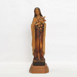 「売約済」聖母マリア像 Wood Carving by ANRI Italy Anri Virgin Mary - Etsy
