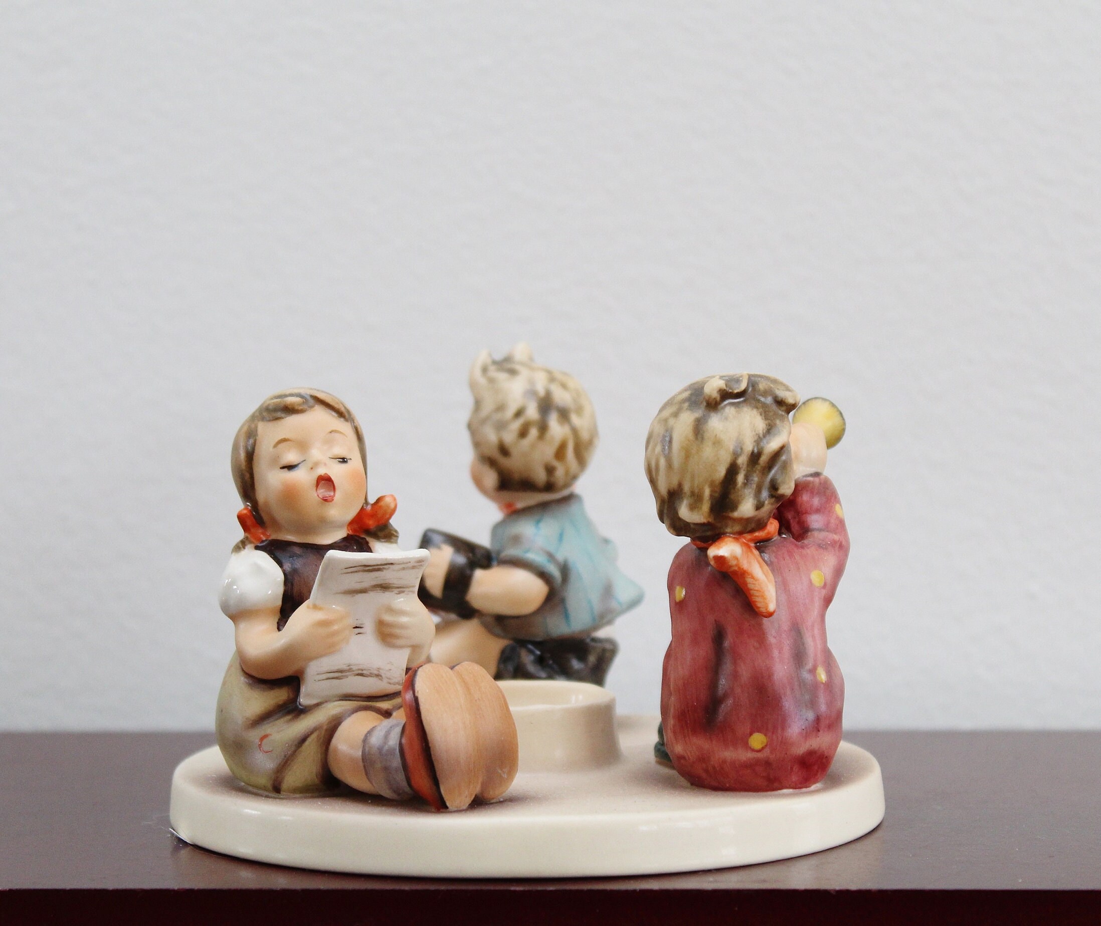 Near Mint Vintage Hummel Goebel 'little Band' Candleholder