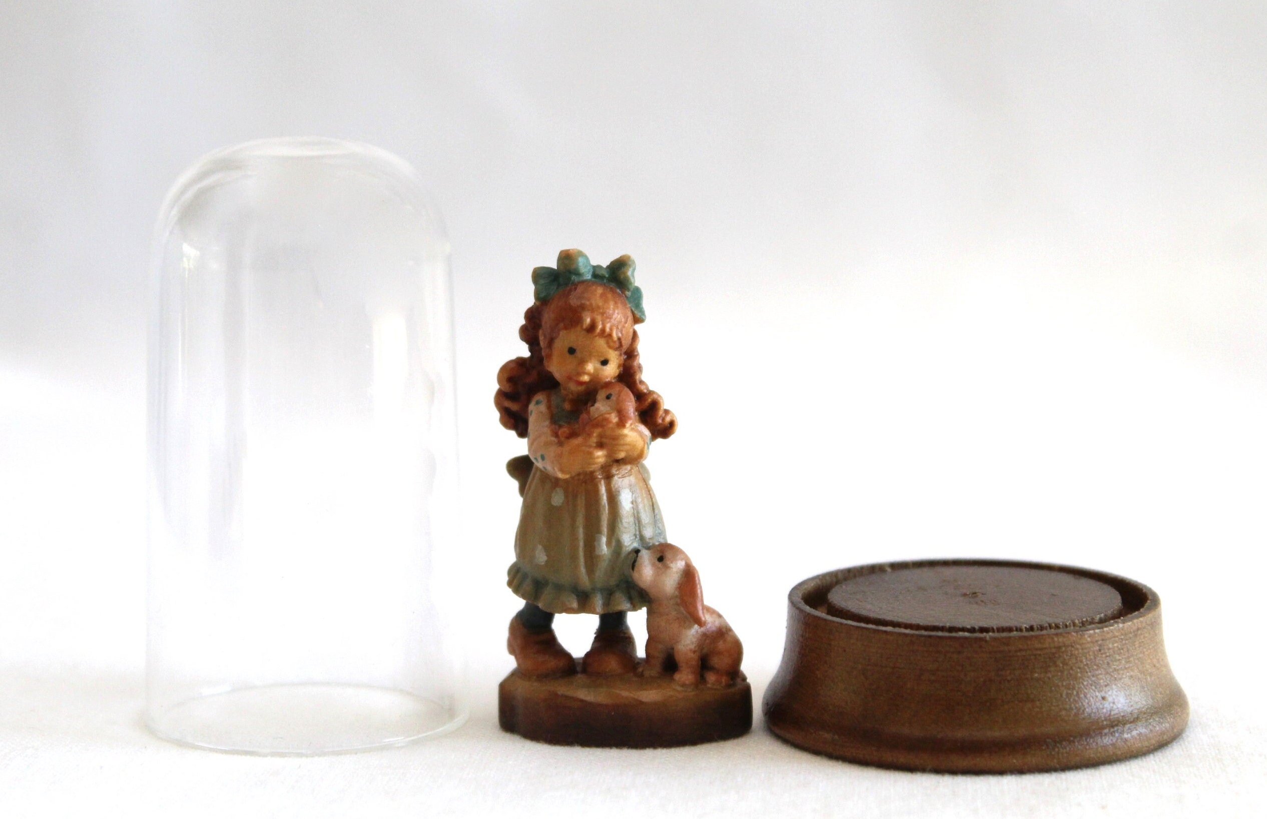 Anri Sarah Kay “Our Puppy” 1.75” Wood Carved Figurine | eBay