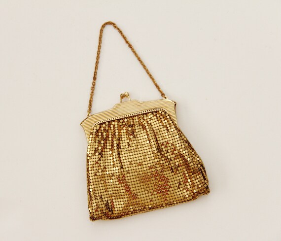 Whiting y Davis Gold Metal Mesh Evening Bag Coin Purse Etsy Mexico
