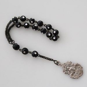 Antique Infant of Prague Chaplet | Murano Venetian Dotted Glass Beads