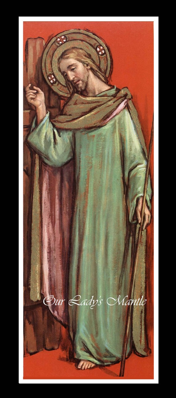 Jesus Knocking 5 1 2 X 12 1 2 Unframed Vintage Etsy