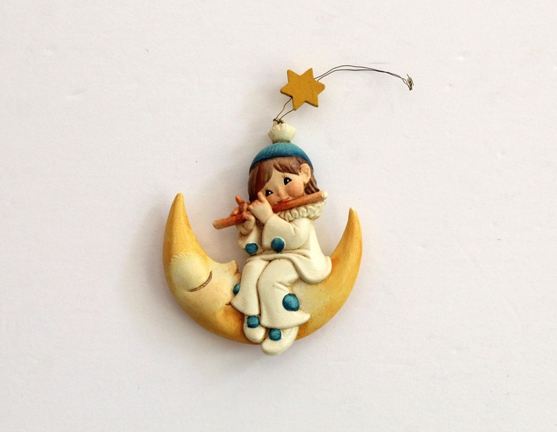 ANRI Juan Ferrandiz Hand Carved Woodies Christmas Tree Ornament Made in