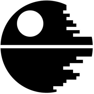 Death Star Crocheting Graphgan Graph Pattern Guide PDF Star Wars Comic Book Nerdy Geek Darth Vader Pattern for Adult Blanket Crochet Squares