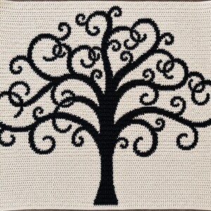 Tree of Life Graphgan for Crocheting Graphgan Graph Pattern Guide PDF Sanctuary Nature Perler Crochet Pattern for Baby Adult Blanket Squares