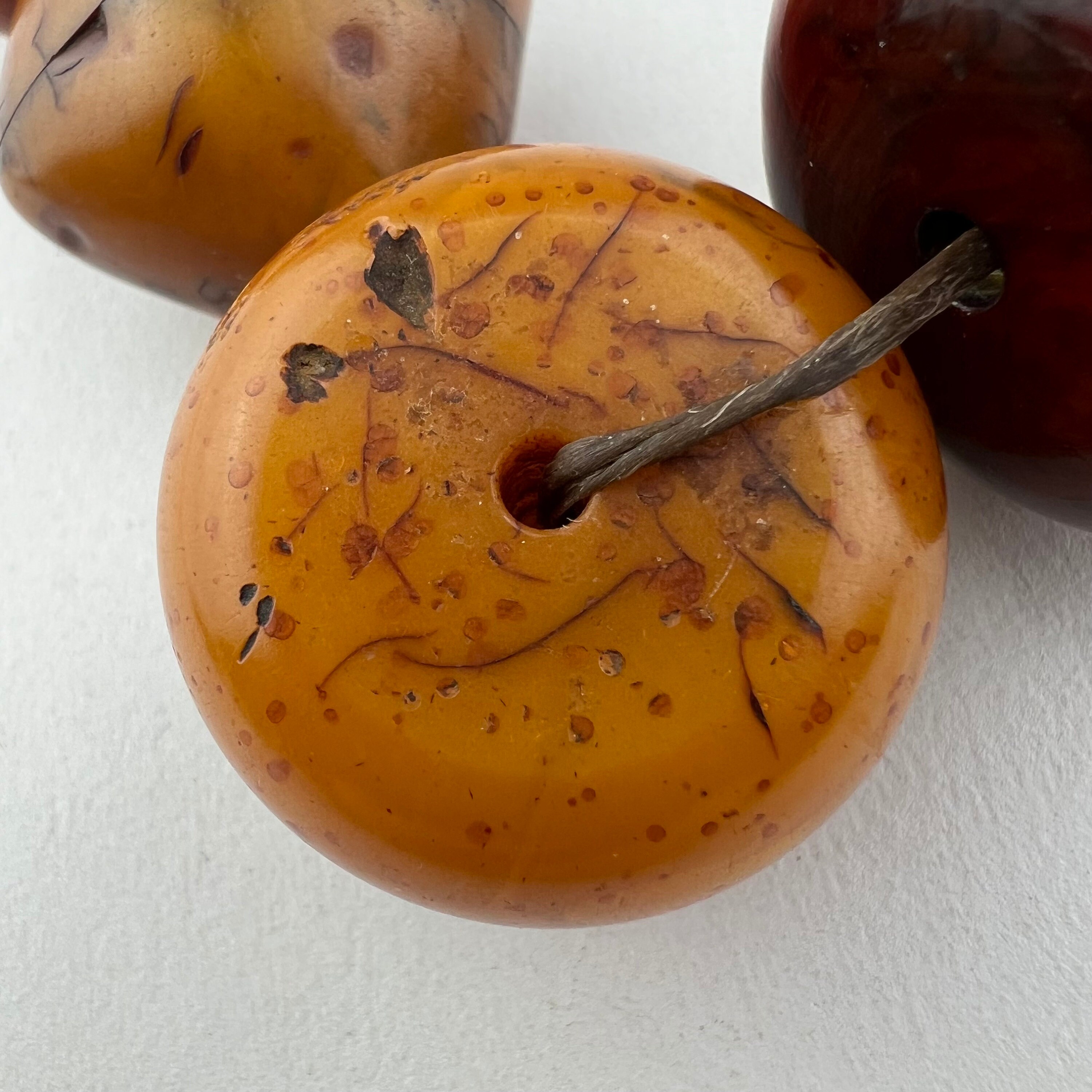 ON HOLD - Antique “copal” Resin Beads From Mauritania. African