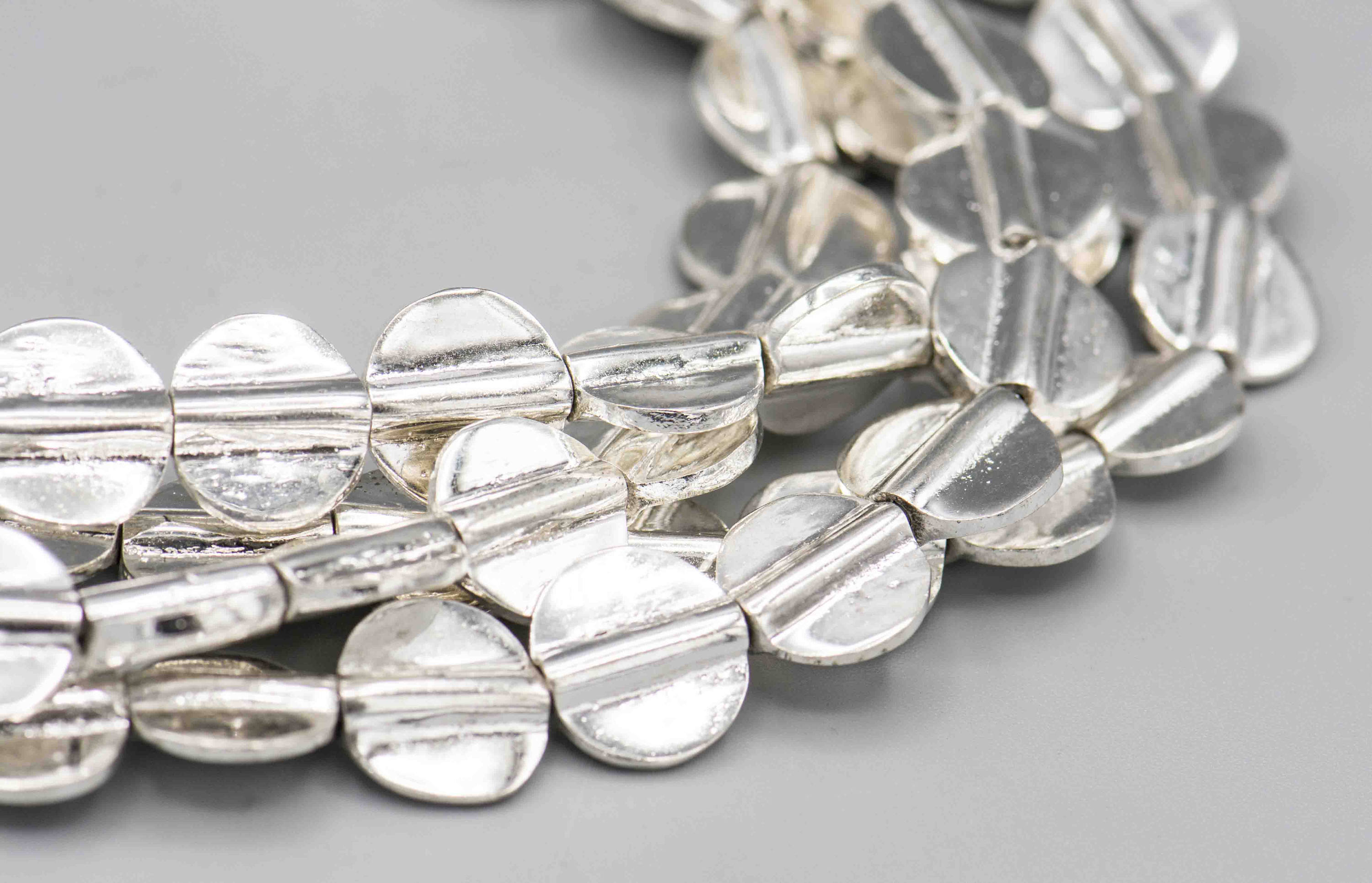 flat round disc beads
