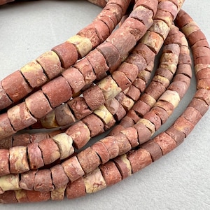 Vintage Bauxite African Trade Beads Pipestone Beads, TBW-254