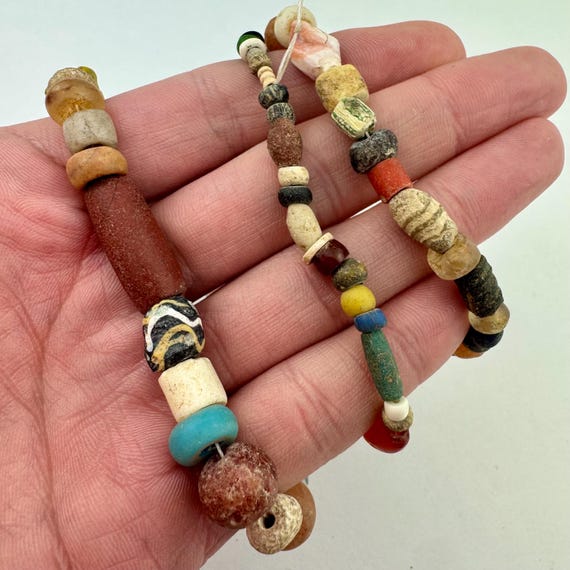 Ancient Excavated Stone Beads - Sub-sahara. Djenne Mali Ancient