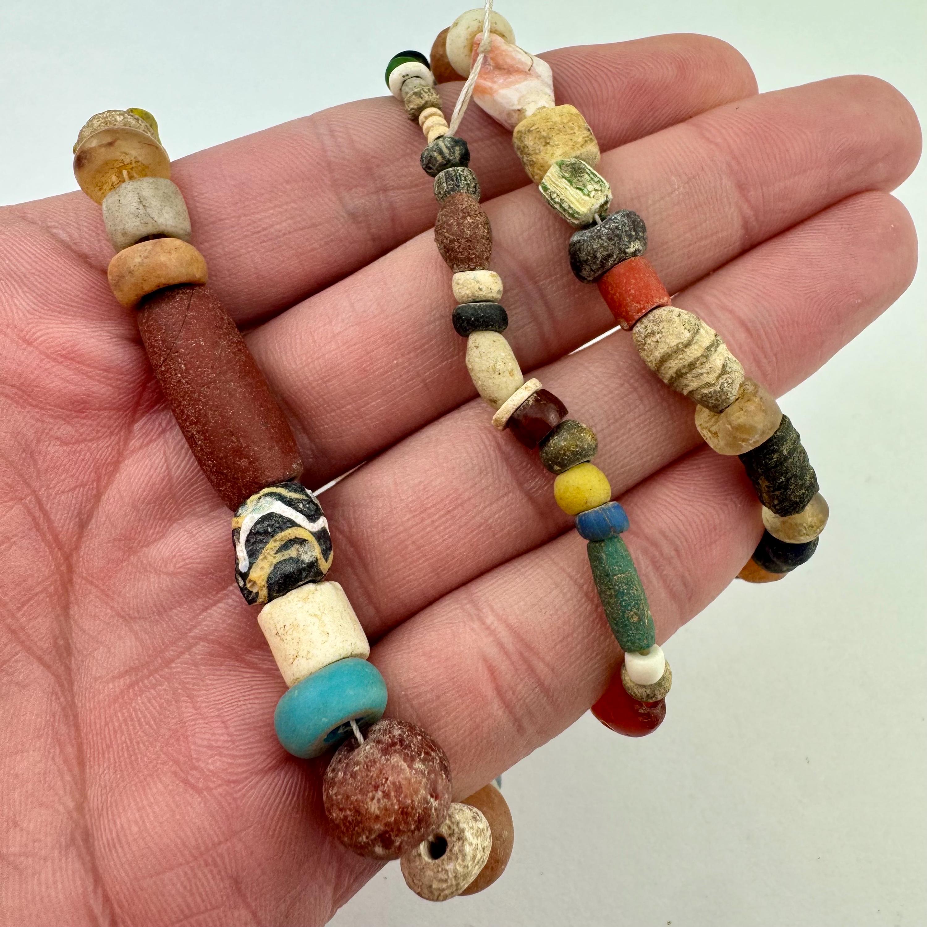 Ancient Excavated Stone Beads - Sub-sahara. Djenne Mali Ancient