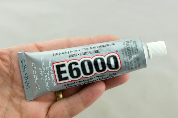 E6000 Adhesive Glue. 1 Ounce Medium Size Tube Jewlery Making Glue