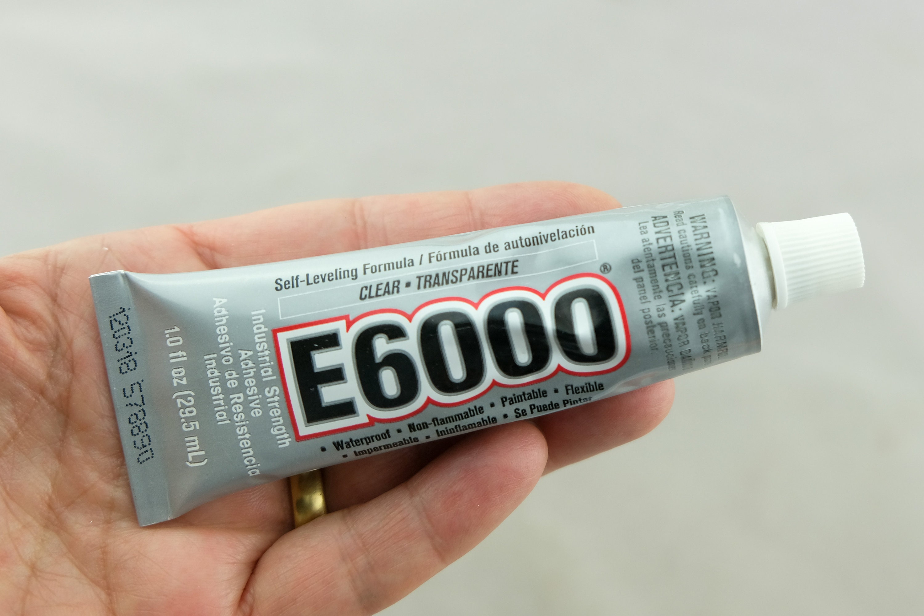 E-6000 Automotive and Industrial Adhesive - 3.7 oz tube