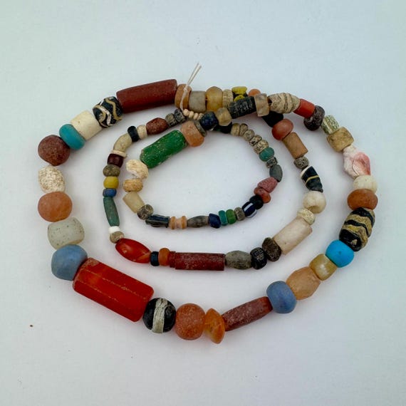 Ancient Excavated Stone Beads - Sub-sahara. Djenne Mali Ancient