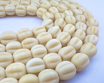 Ancient Style Melon Glass Beads From Java. TBW-387