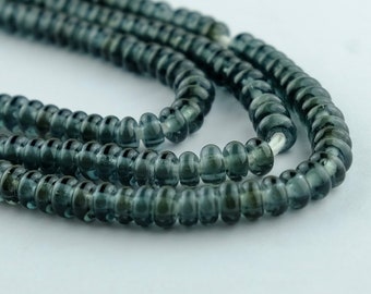 500 Vintage White Java Glass Heishi Beads: Java Seed Beads - Etsy