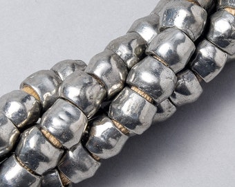 70 Silver Large Hole Ethnic Beads. MB-213-S