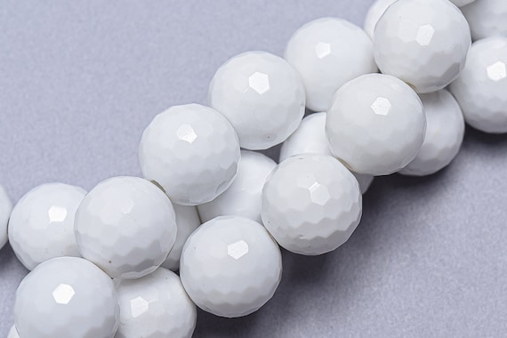 White marble best sale beads
