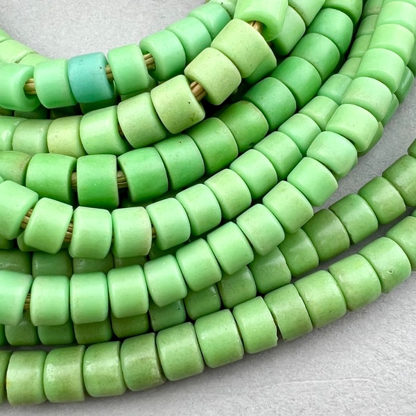 Old Turkana Green Trade Beads from Kenya. TBW-269