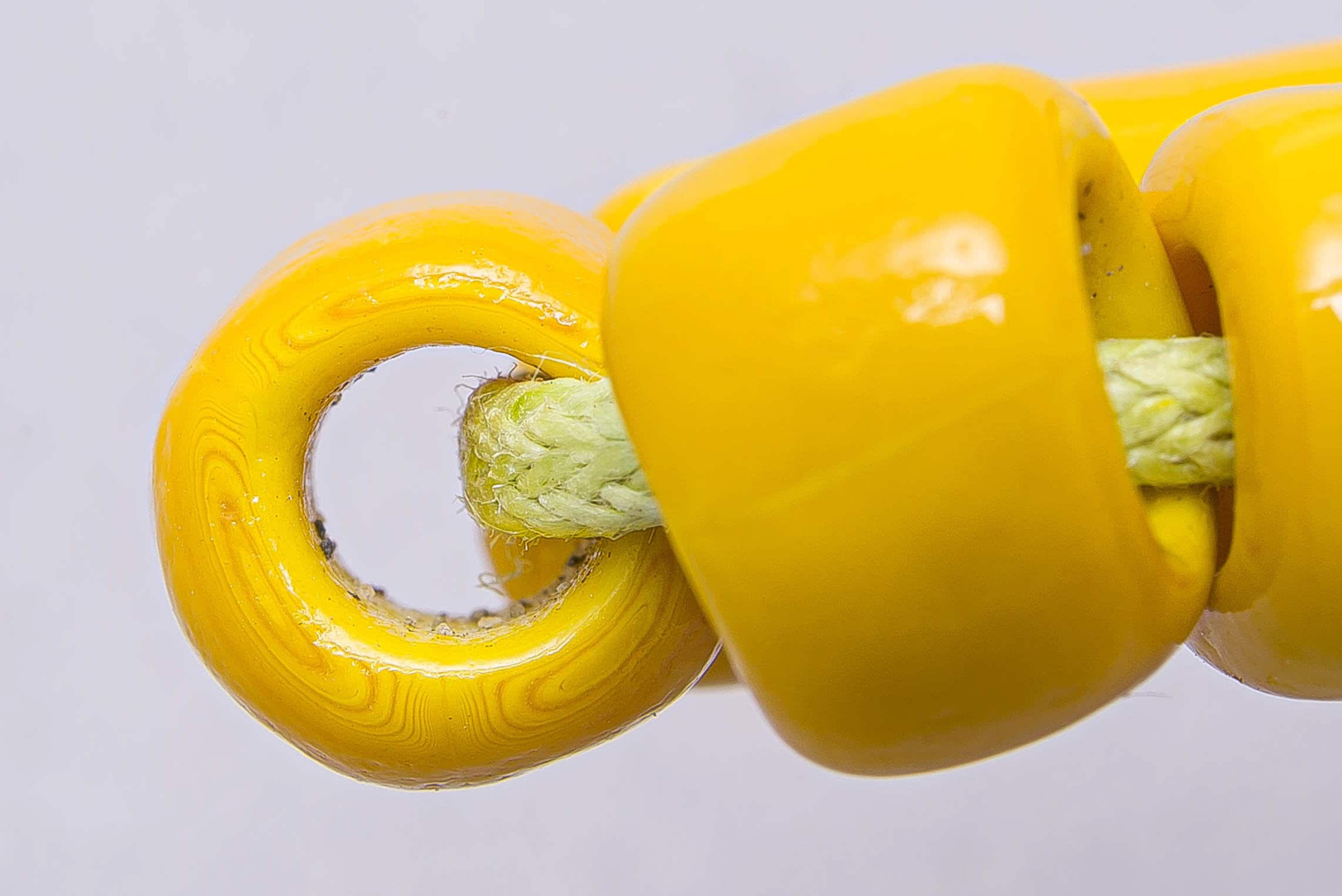 Vintage Mustard Yellow Seed Beads. 8mm Large Yellow Etsy