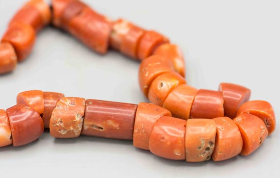 Antique coral sales beads
