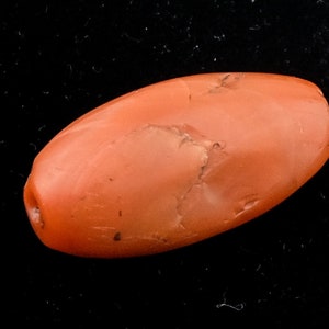 MISSING Tibetan Pema Raka Bead. Large Carnelian Pema Raka Tibetan Bead. TB-2232