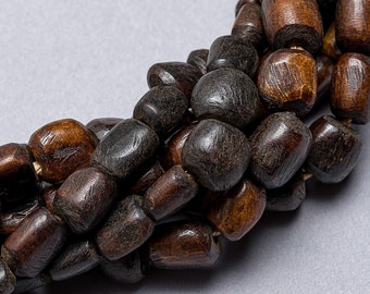 African Bone Beads.  Rustic Kenya Gray Bone Beads.African Trade Beads. AB-69