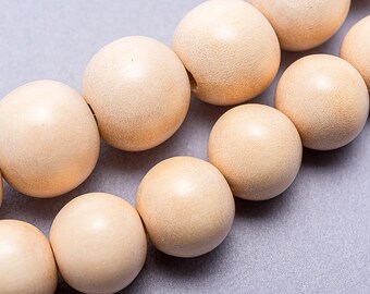 Natural  Round Wood Beads. 10mm 12mm High Quality Natural Wooden Beads. RW12