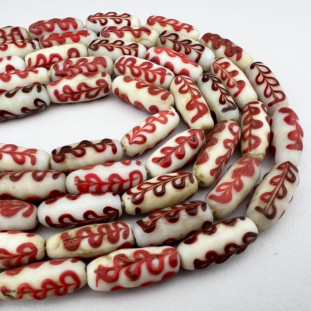 Java Feather Beads. Venetian Style Trade Beads. TBW-386 - Etsy