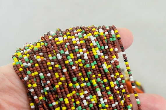8/0 Seed Beads, Bottle Green Tr., 20/50/100 Grams Packs, Embroidery Making,  Economical Jewelry Making. Indian Seed Beads. Craft Supply 