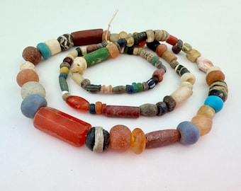 Ancient Excavated Stone Beads - Sub-sahara. Djenne Mali Ancient